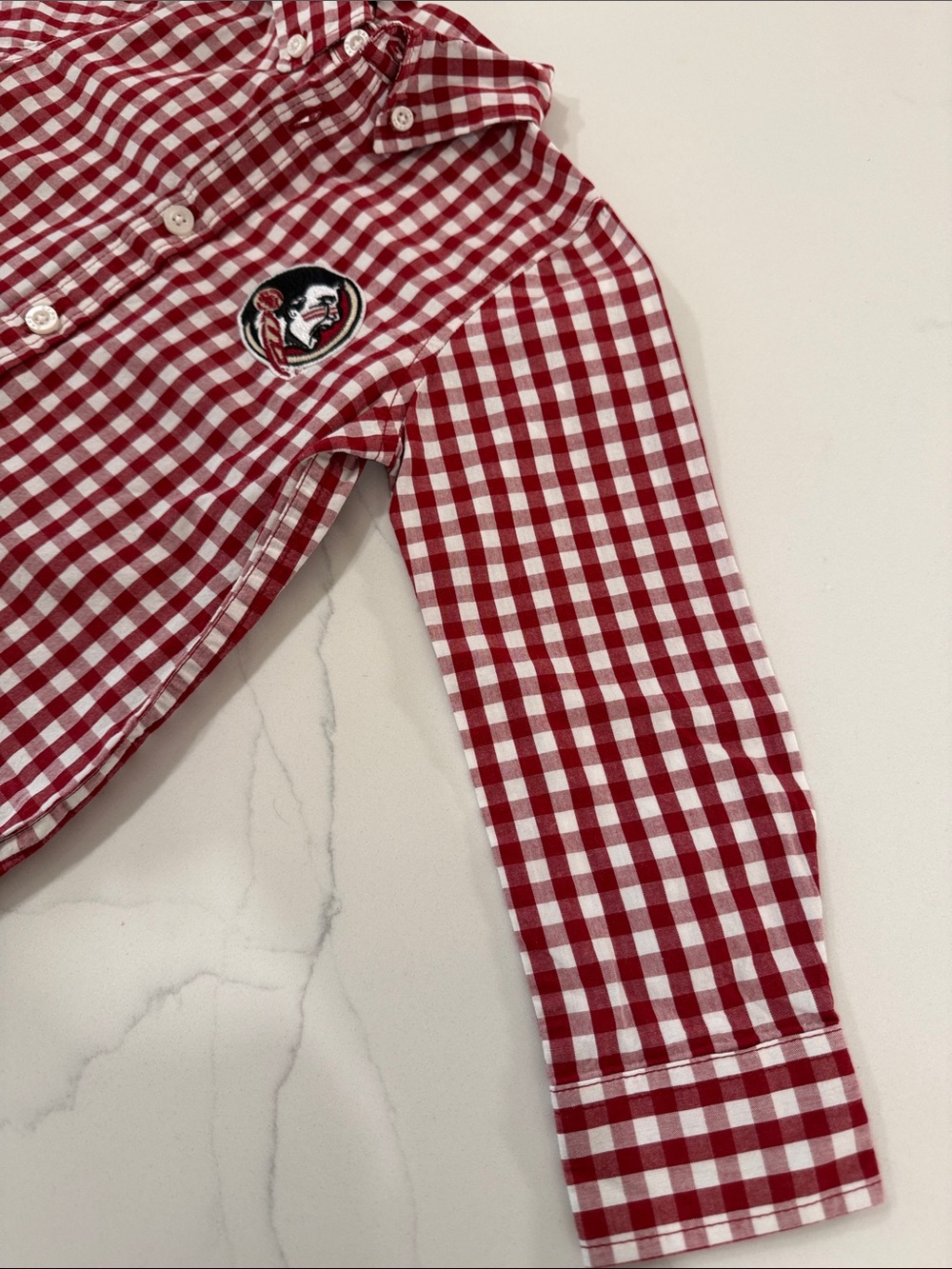 Toddler FSU Button Down - Picture 6 of 9